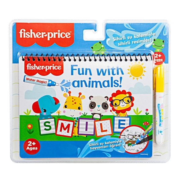 Fisher Price Lisanslı Suyla Boyama Kitabı (7'li Paket) ürün görseli 1