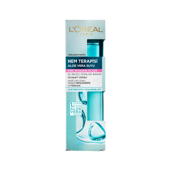 L'Oréal Paris Nem Terapisi Aloe Vera Suyu Kuru ve Hassas Ciltler (7'li Paket) ürün görseli 1
