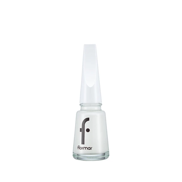 Flormar Nail Enamel Uzun Süre Kalıcı Besleyici Oje - 400 Bright White (8'li Paket) ürün görseli 1