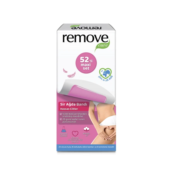 Remove Care Maxi Set Hassas Ciltler Ağda Bandı 44'lü (6'li Paket) ürün görseli 1