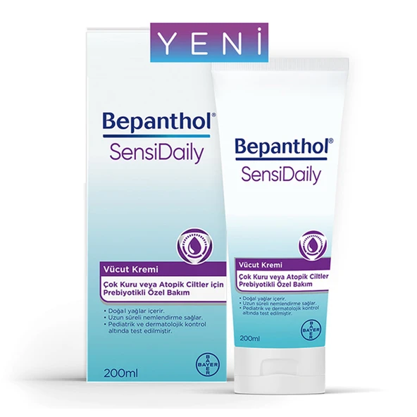 Bepanthol Sensidaily Vücut Kremi 200Ml (2'li Paket) ürün görseli 1