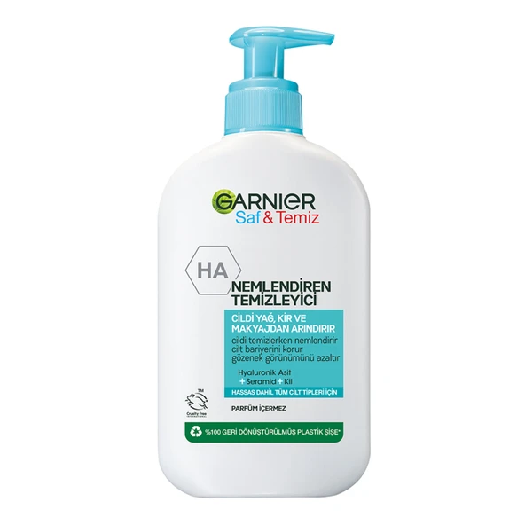Garnier Saf & Temiz Nemlendiren Temizleyici 250 Ml (3'li Paket) ürün görseli 1