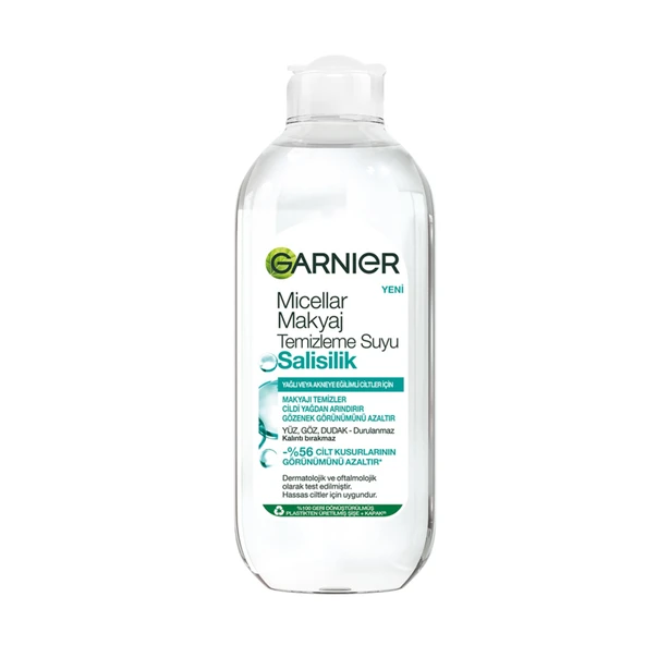 Garnier Salisilik Micellar Makyaj Temizleme Suyu 400 Ml (3'li Paket) ürün görseli 1