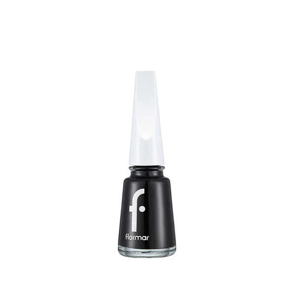 Flormar Nail Enamel Uzun Süre Kalıcı Besleyici Oje - 313 Black Minimalism (8'li Paket) ürün görseli 1