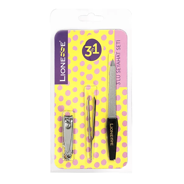 Lionesse 12450 3'lü Seyahat Seti (3'li Paket) ürün görseli 1