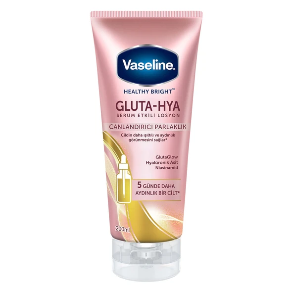 Vaseline Gluta-Hya Canlandırıcı Parlaklık 200 Ml (5'li Paket) ürün görseli 1