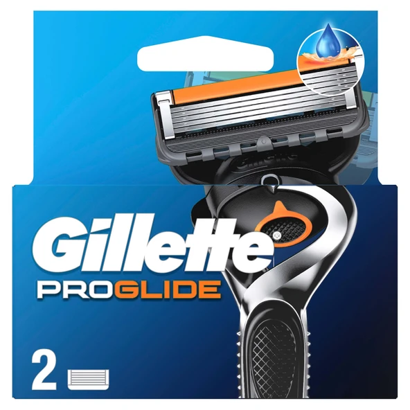 Gillette Fusion ProG'lide Yedek Tıraş Bıçağı 2 Adet (8'li Paket) ürün görseli 1