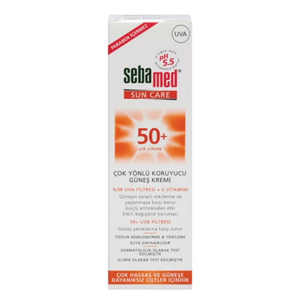 Sebamed Sun Care Çok Yönlü Koruyucu Güneş Kremi SPF 50 75 ml (6'li Paket) ürün görseli 1