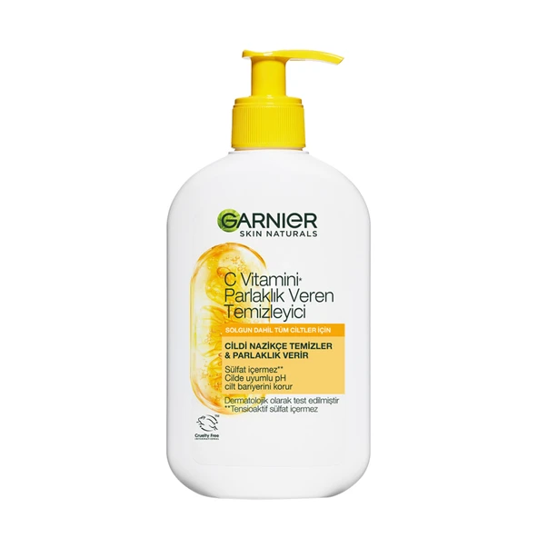 Garnier C Vitamini Parlaklık Veren Temizleyici 250 ml (8'li Paket) ürün görseli 1