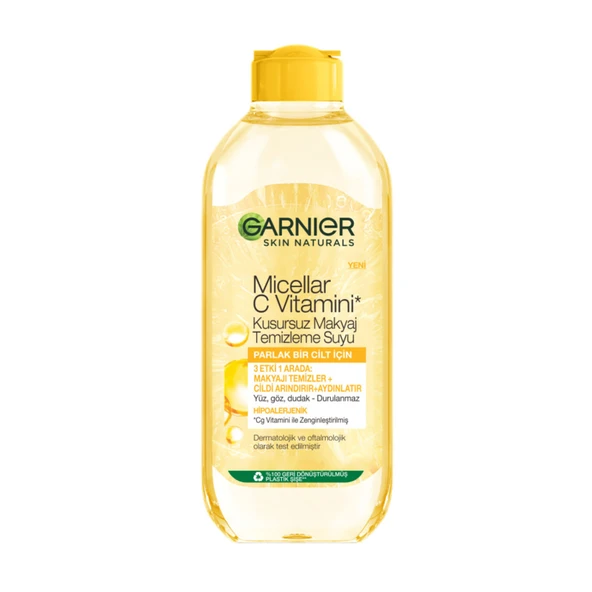 Garnier Micellar C Vitamini Kusursuz Makyaj Temizleme Suyu 400ml (8'li Paket) ürün görseli 1