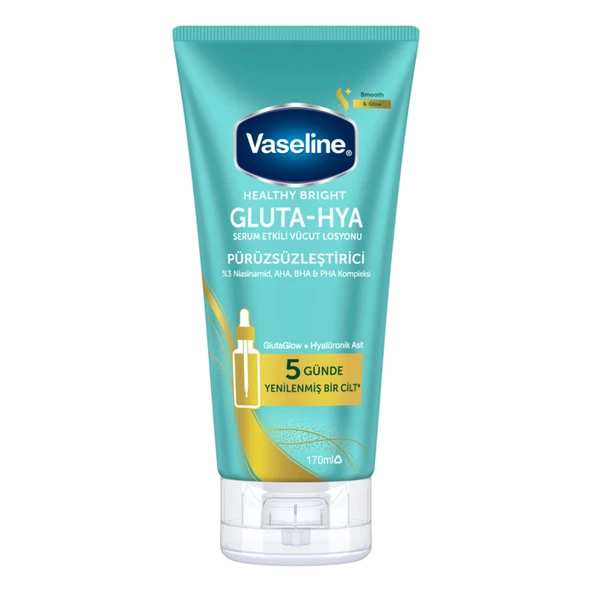 Vaseline Gluta Hya Pürüzsüzleştirici Vücut Losyonu 170 Ml (4'li Paket) ürün görseli 1
