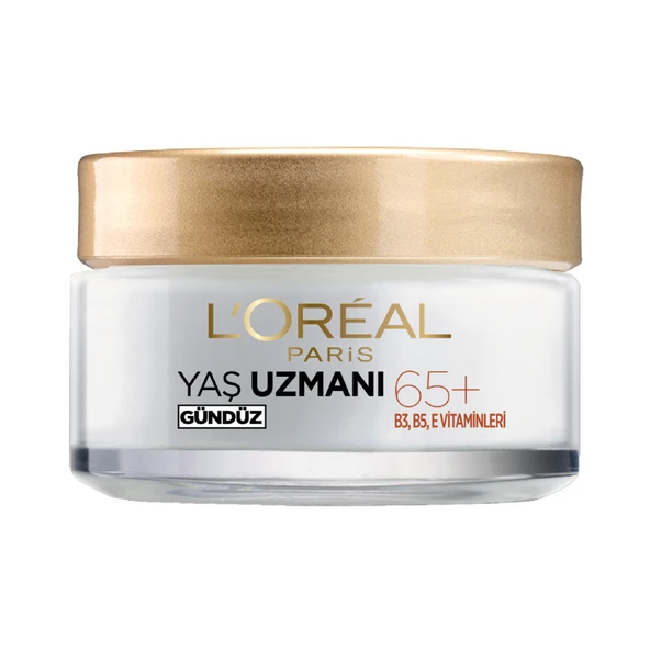 L'Oréal Paris Yaş Uzmanı 65+ Kırışıklık Karşıtı Besleyici Krem (3'li Paket) ürün görseli 1