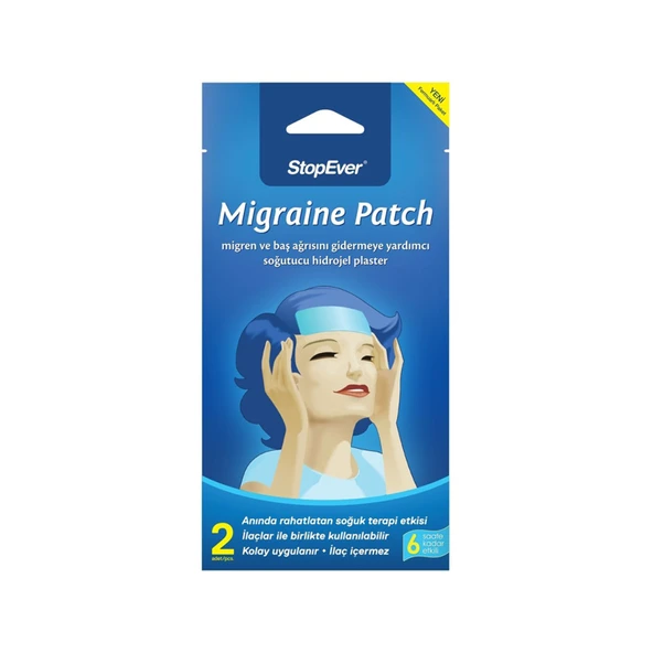 Stopever Migrane Patch 2'li (6'li Paket) ürün görseli 1
