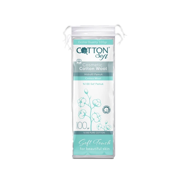 Cotton Soft Hidrofil Pamuk 100 G (8'li Paket) ürün görseli 1