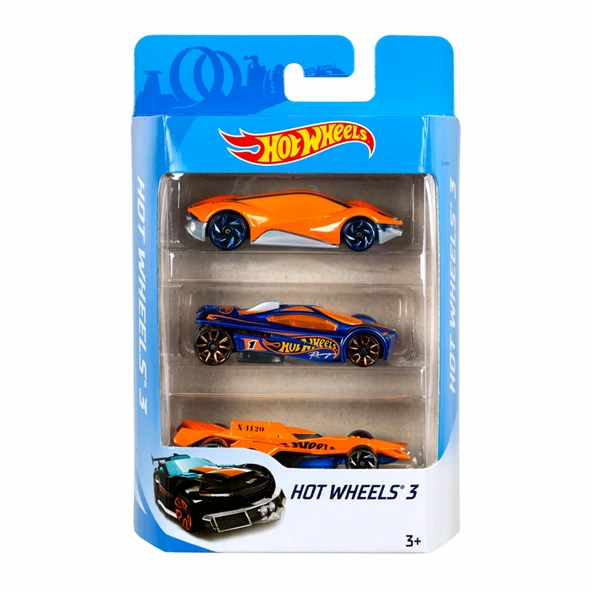 Hotwheels Üçlü Araba Setı (8'li Paket) ürün görseli 1