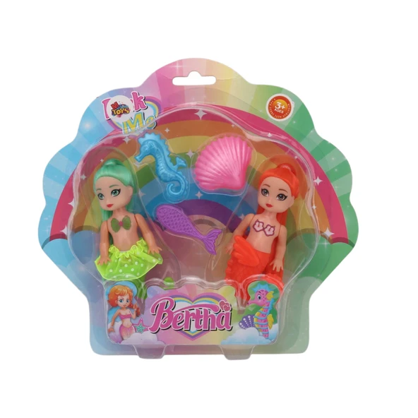 M Toys Oyuncak Deniz Kızı Bebek 11 Cm (6'li Paket) ürün görseli 1