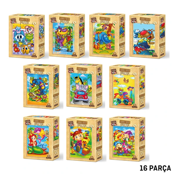 Art Kids Ahşap Puzzle (5'li Paket) ürün görseli 1