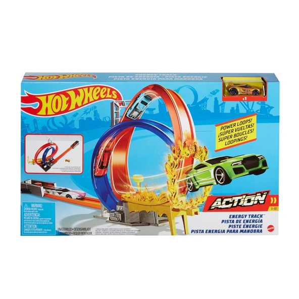 Hot Wheels Enerji Pisti Yarış Seti (5'li Paket) ürün görseli 1
