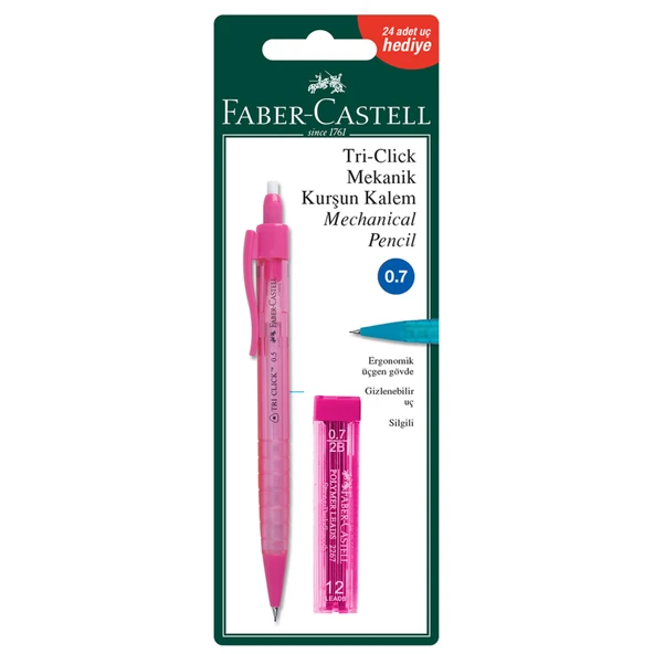 Faber Castell Triclick Versatil Kalem+min Seti 0.7 Mm (8'li Paket) ürün görseli 1