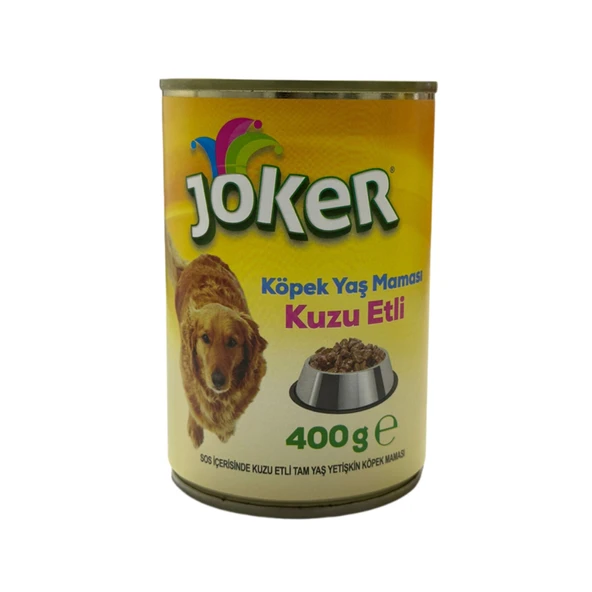Joker Kuzu Etli Tam Yaş Yetişkin Köpek Maması 400 G (5'li Paket) ürün görseli 1