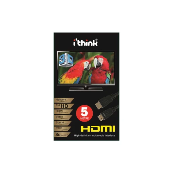 i'think HDMI Kablo 5 M (4'li Paket) ürün görseli 1