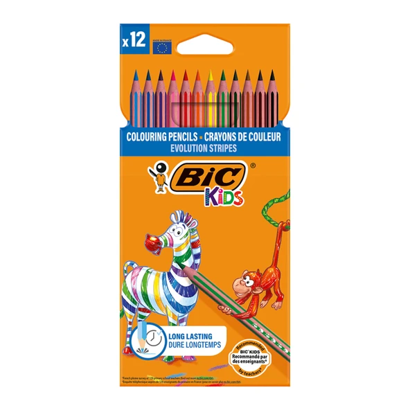Bic Kuru Boya Kalemi 12'li (3'li Paket) ürün görseli 1