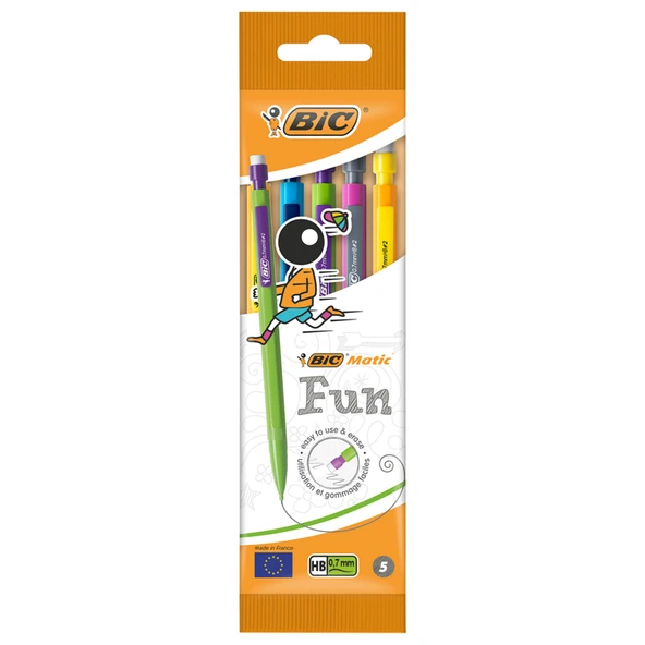 Bic Matic Fun Versatil Kalem 0.7 5'li (4'li Paket) ürün görseli 1