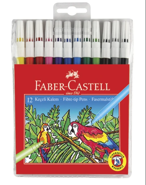 Faber Castell Redline Keçeli Kalem 12'li (6'li Paket) ürün görseli 1