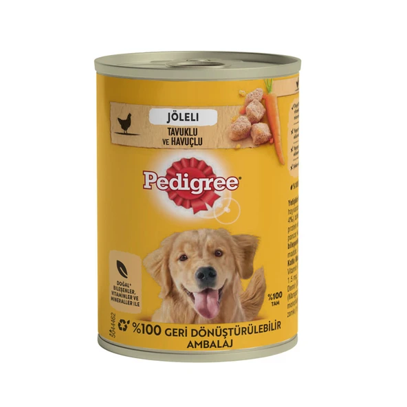 Pedigree Tavuklu Konserve Yaş Mama 400 G (5'li Paket) ürün görseli 1