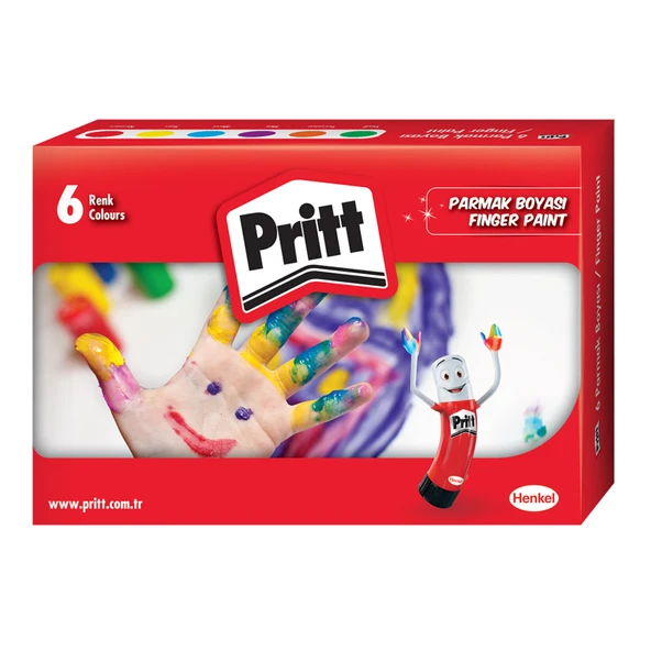 Pritt Parmak Boyası 6x30 ml (4'li Paket) ürün görseli 1
