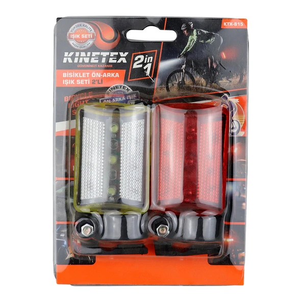 Knitex 2'li Bisiklet Stop Lambası (3'li Paket) ürün görseli 1