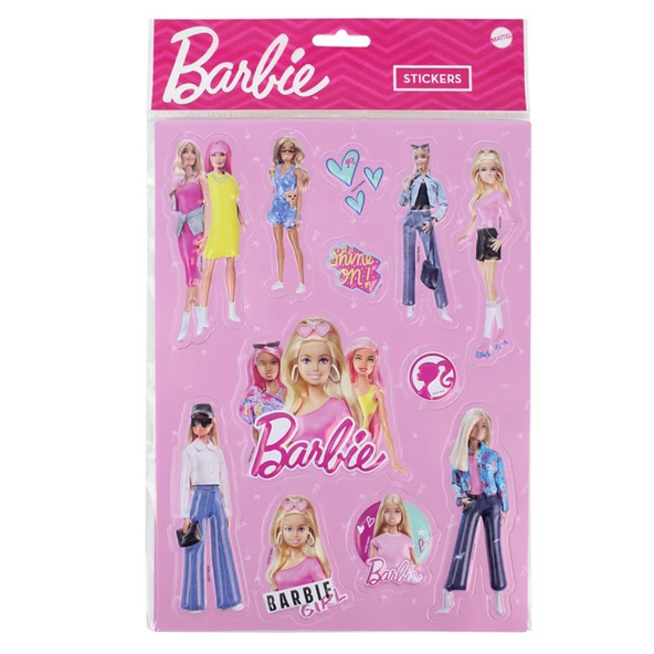 Barbie B-4673 3D Sticker (5'li Paket) ürün görseli 1