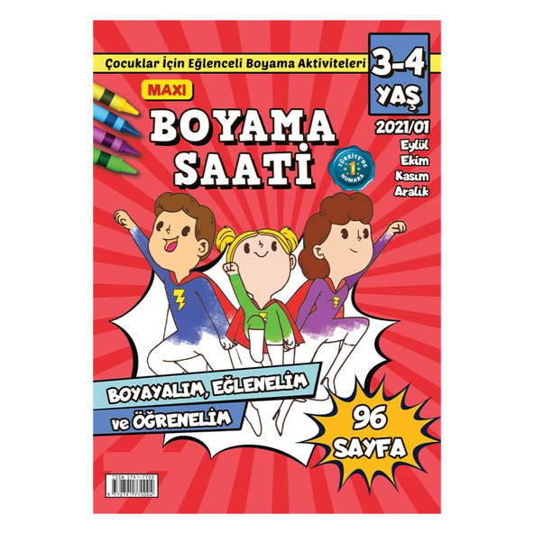 Maxi Boyama Saati (7'li Paket) ürün görseli 1
