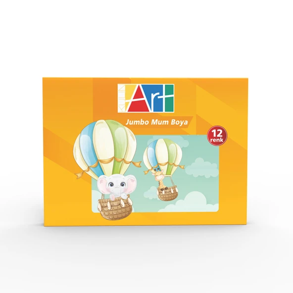 Kulinart Jumbo Mum Boya 12'li (4'li Paket) ürün görseli 1