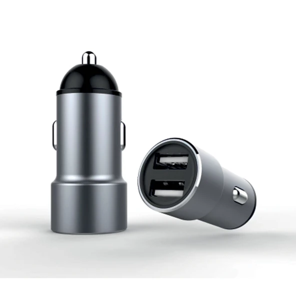 i'think Gold Çift Usb Araç Şarjı + USB-C Kablo (A50C) (3'li Paket) ürün görseli 1