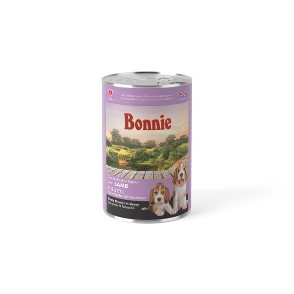 Bonnie Kuzu Etli Yavru Köpek Maması 400 G (6'li Paket) ürün görseli 1