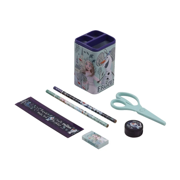 Frocx Lisanslı Kırtasiye Seti Kalemlikli 7 Parça (5'li Paket) ürün görseli 1