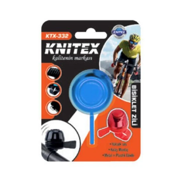 Knitex Çıngırak Bisiklet Zili Renkli (8'li Paket) ürün görseli 1