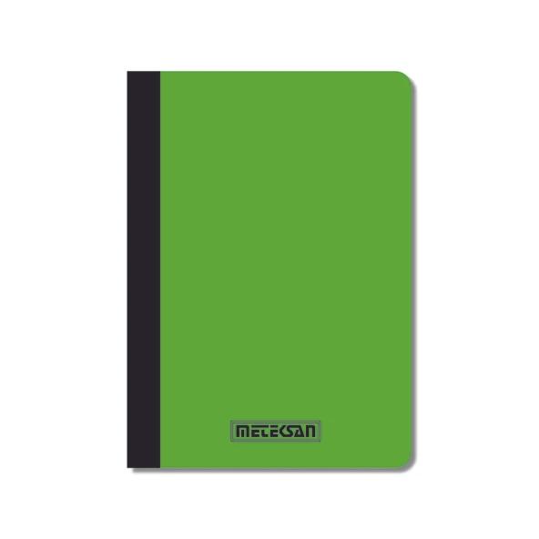 Meteksan A4 80 Yaprak Seren Kareli Pp Kapak Defter (6'li Paket) ürün görseli 1