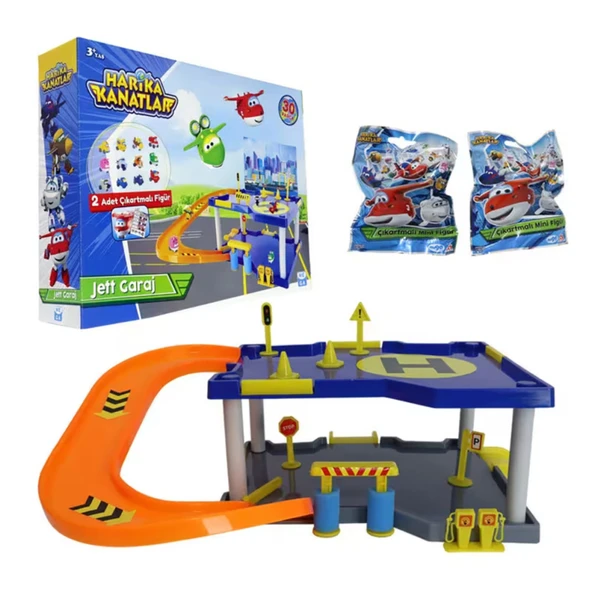 Mega Harika Kanatlar Jett Garaj (4'li Paket) ürün görseli 1