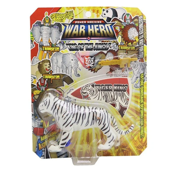 Mega Oyuncak Transformer Set Kral Kaplan (3'li Paket) ürün görseli 1