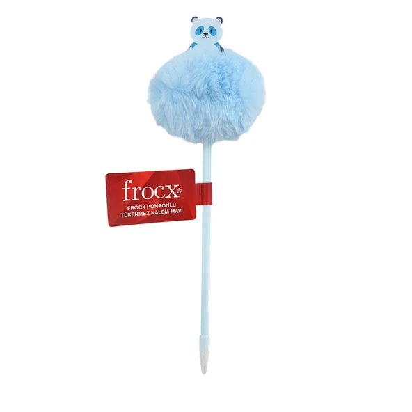 Frocx Ponponlu Tükenmez Kalem (6'li Paket) ürün görseli 1