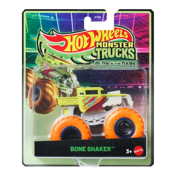 Hot Wheels Monster Truck Karanlıkta Parlayan Araç (6'li Paket) ürün görseli 1