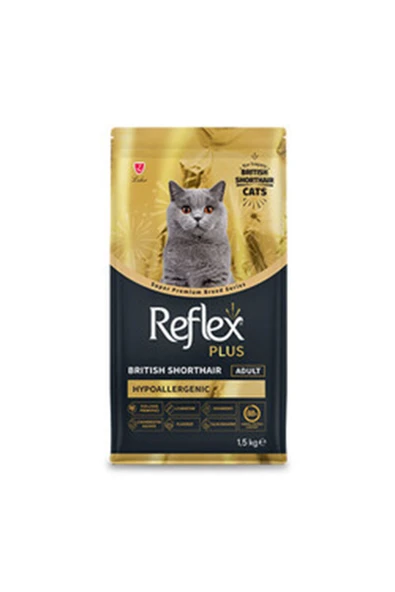 Reflex Plus Kedi Maması British Shorthair 1.5 Kg ürün görseli 1