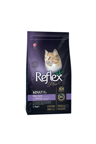 Reflex Plus Kedi Maması Skin Care Somonlu 1.5 Kg ürün görseli 1
