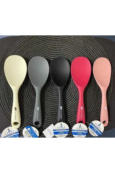 Ivory Ivo-sl168 Silikon Pilav Kaşık Siyah L ürün görseli 1