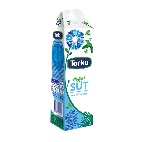 Torku Yarım Yağlı Süt 1 L (7'li Paket) ürün görseli 1