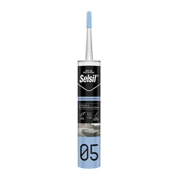 Selsil Dusakabin Silikonu 280 Ml (5'li Paket) ürün görseli 1
