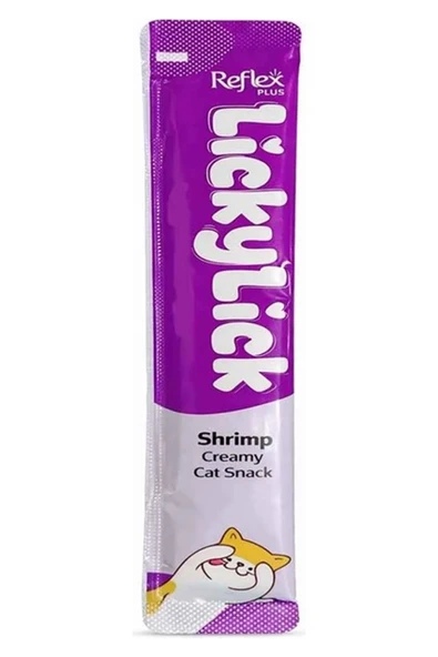 Reflex Plus LıckyLıck Kedi Ödül Maması Karides ürün görseli 1