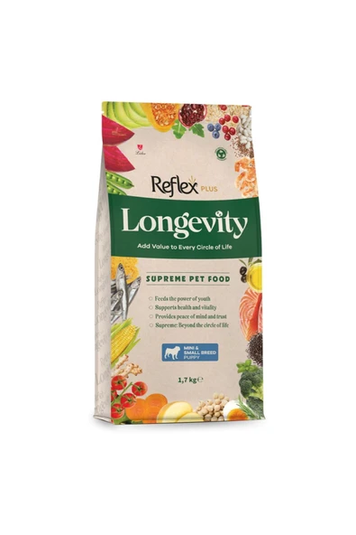 Longevity Yavru Köpek Maması Küçük Irk 1.7 Kg ürün görseli 1